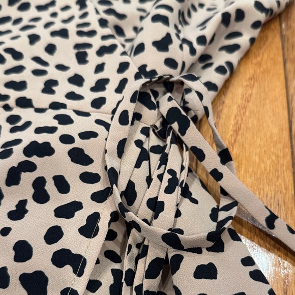 Tan and Black Spotted Dress - Picture 2 of 5